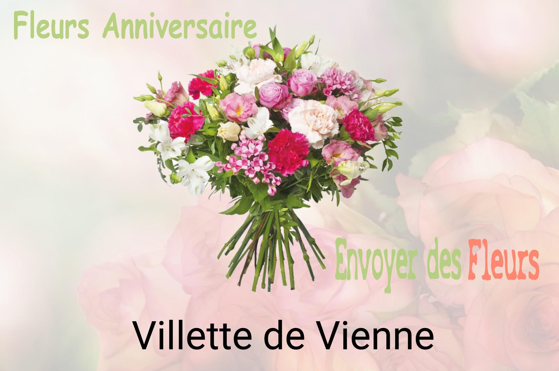 Bouquet de fleurs d’anniversaire livré à Villette-de-Vienne