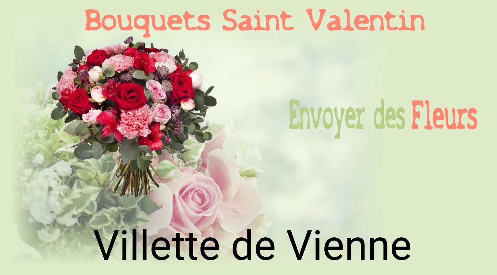 Roses de Saint-Valentin livrées à Villette-de-Vienne